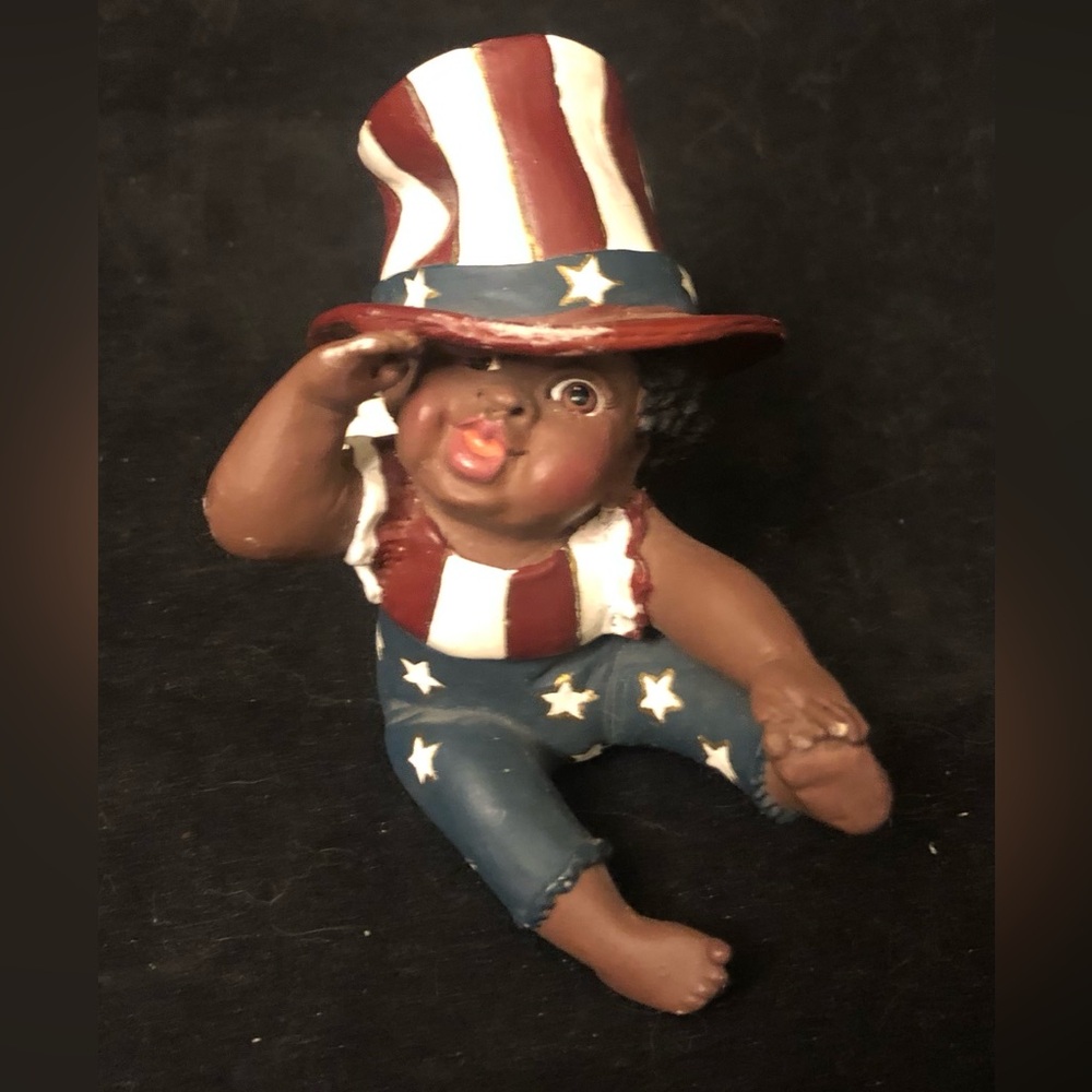 Soulmate Boy with Star and stripes outfit figurine